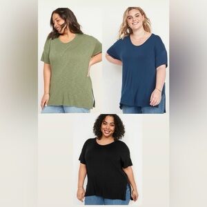 Old Navy Short Sleeve Tees - Olive, Navy, Black